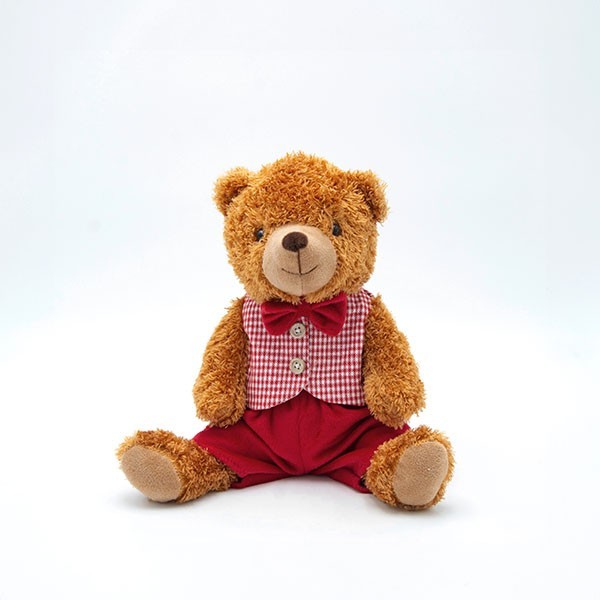 ΑΡΚΟΥΔΑΚΙ ΜΕ ΡΟΖ ΚΑΡΟ ΓΙΛΕΚΟ, ΚΑΘΙΣΤΟ, 23cm