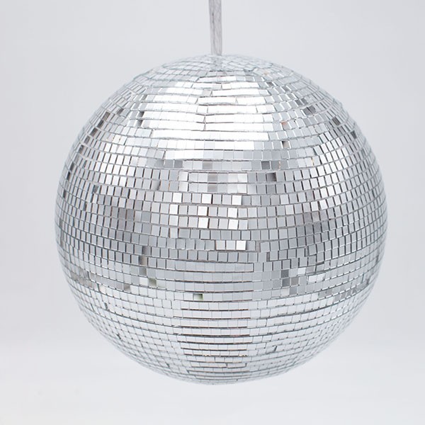 ΓΥΑΛΙΝΗ ΜΠΑΛΑ, ΝΤΙΣΚΟ, ΑΣΗΜΙ, 20cm