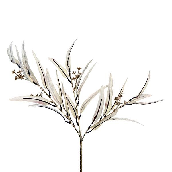 ΚΛΑΔΙ ΜΕ ΦΥΛΛΑ ΕΚΡΟΥ 66cm