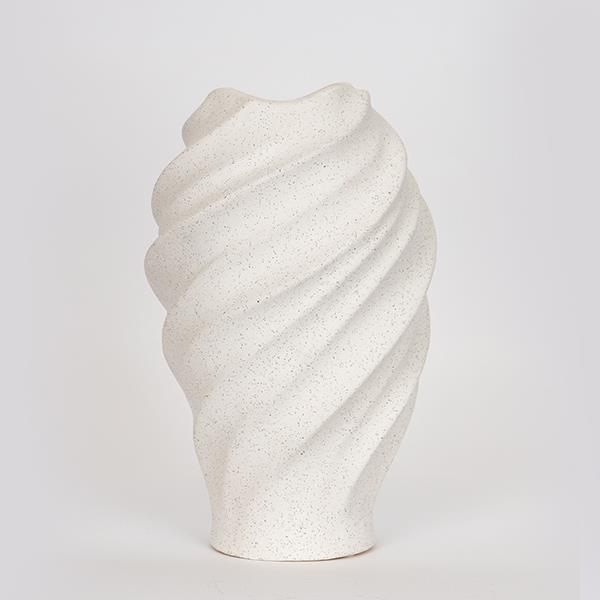 ΒΑΖΟ ΚΕΡΑΜΙΚΟ ΛΕΥΚΟ 17.5x17.5x28cm
