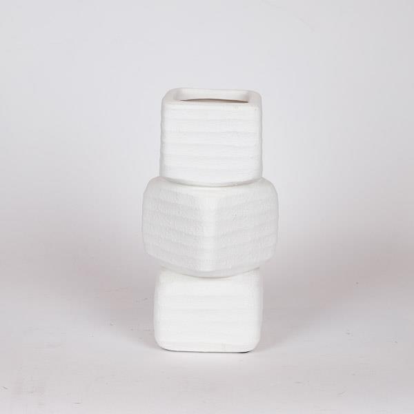 BAZO ΚΕΡΑΜΙΚΟ ΛΕΥΚΟ 15.5x15.5x27.5cm