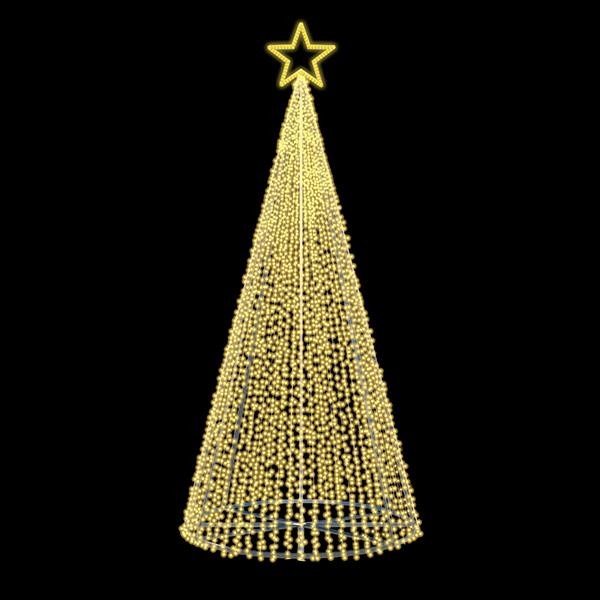 ΕΠΑΓΓΕΛΜΑΤΙΚΟ ΣΧΕΔΙΟ, ΧΡΙΣΤΟΥΓΕΝΝΙΑΤΙΚΟ ΔΕΝΤΡΟ 3D, 230V, ΘΕΡΜΗ ΛΕΥΚΗ ΦΩΤΟΣΩΛΗΝΑ, ΘΕΡΜΟ ΛΕΥΚΟ LED, 900x350cm, IP65