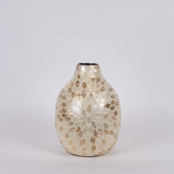 ΒΑΖΟ ΦΙΛΝΤΙΣΙ ΜΠΕΖ - ΙΡΙΔΙΖΟΝ ΛΕΥΚΟ 25x34cm