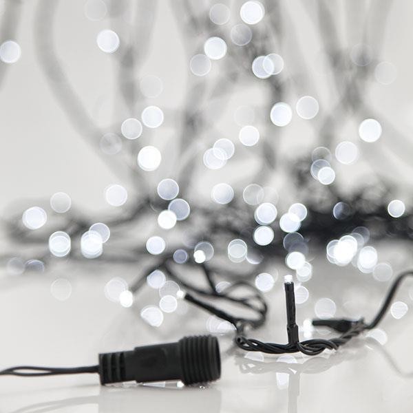 ΣΕΙΡΑ, 180 LED 3mm, 2 ΕΠΕΚΤΑΣΕΙΣ ΕΩΣ 6 ΣΕΤ, ΠΡΑΣΙΝΟ PVC ΚΑΛΩΔΙΟ, ΛΕΥΚΟ LED ANA 7.5cm, ΙΡ44 (ΧΩΡΙΣ ΜΕΤΑΣΧΗΜΑΤΙΣΤΗ, XΩΡΙΣ ΠΡΟΕΚΤΑΣΗ ΠΑΡΟΧΗΣ)
