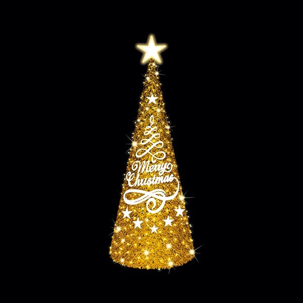 ΕΠΑΓΓΕΛΜΑΤΙΚΟ ΣΧΕΔΙΟ, ΧΡΙΣΤΟΥΓΕΝΝΙΑΤΙΚΟ ΔΕΝΤΡΟ 3D, ΘΕΡΜΗ ΛΕΥΚΗ LED ΦΩΤ/ΝΑ, ΘΕΡΜΟ ΛΕΥΚΟ LED, 500x200cm, IP65