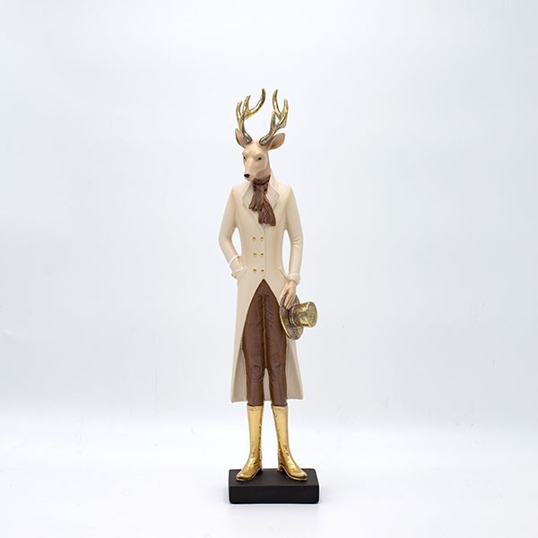 ΤΑΡΑΝΔΟΣ ΠΟΛΥΡΕΖΙΝ, ΜΕ ΣΜΟΚΙΝ ΚΑΙ ΚΑΠΕΛΟ, 38cm