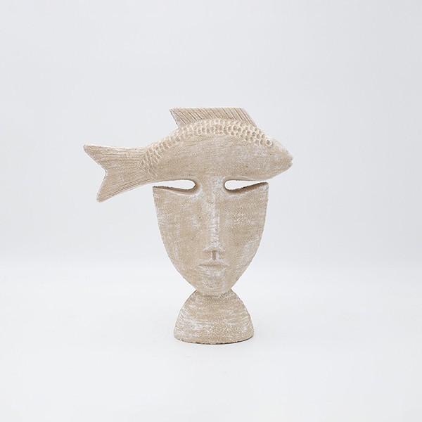 ΔΙΑΚΟΣΜΗΤΙΚΟ ΓΛΥΠΤΟ ΠΟΛΥΡΕΖΙΝ ΜΠΕΖ 17x6.5x20.5cm