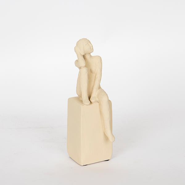 ΔΙΑΚΟΣΜΗΤΙΚΟ ΦΙΓΟΥΡΑ ΡΕΖΙΝ ΚΑΦΕ 6x8x20.5cm