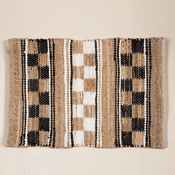 ΧΑΛΙ ΓΙΟΥΤΑ NATURAL - ΛΕΥΚΟ - ΜΑΥΡΟ 60x90cm