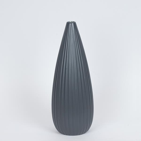 ΒΑΖΟ ΚΕΡΑΜΙΚΟ ΑΝΘΡΑΚΙ 13x36cm