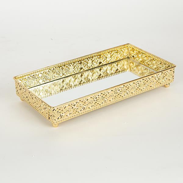 ΔΙΣΚΟΣ ΜΕΤΑΛΛΙΚΟΣ ΜΕ ΚΑΘΡΕΦΤΗ ΧΡΥΣΟΣ 24x12.5x4cm