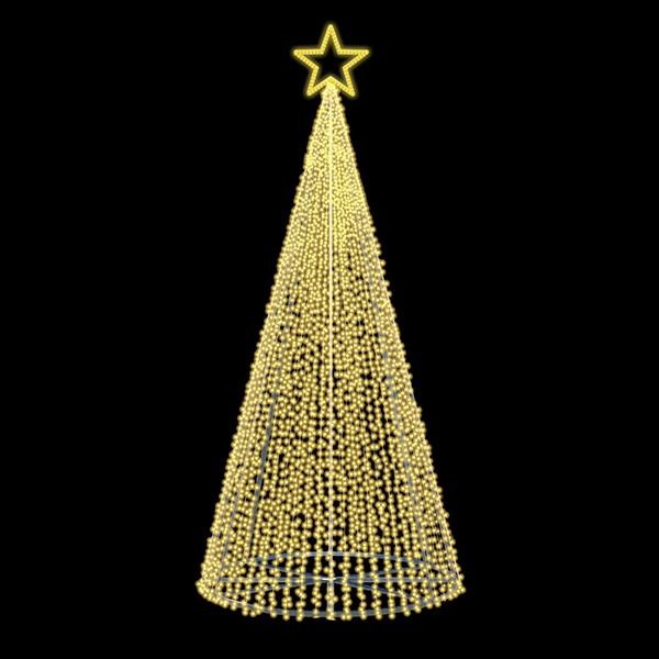 ΕΠΑΓΓΕΛΜΑΤΙΚΟ ΣΧΕΔΙΟ, ΧΡΙΣΤΟΥΓΕΝΝΙΑΤΙΚΟ ΔΕΝΤΡΟ 3D, 230V, ΘΕΡΜΗ ΛΕΥΚΗ ΦΩΤΟΣΩΛΗΝΑ, ΘΕΡΜΟ ΛΕΥΚΟ LED, 2000x750cm, IP65