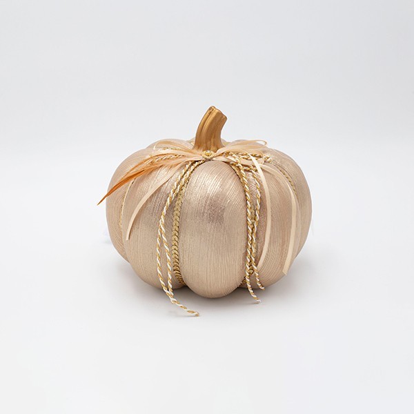 ΚΟΛΟΚΥΘΑ, ΜΕΤΑΛΙΖΕ ΣΚΟΥΡΟ ΣΑΜΠΑΝΙ, ΜΕ ΦΤΕΡΟ, 12x15cm